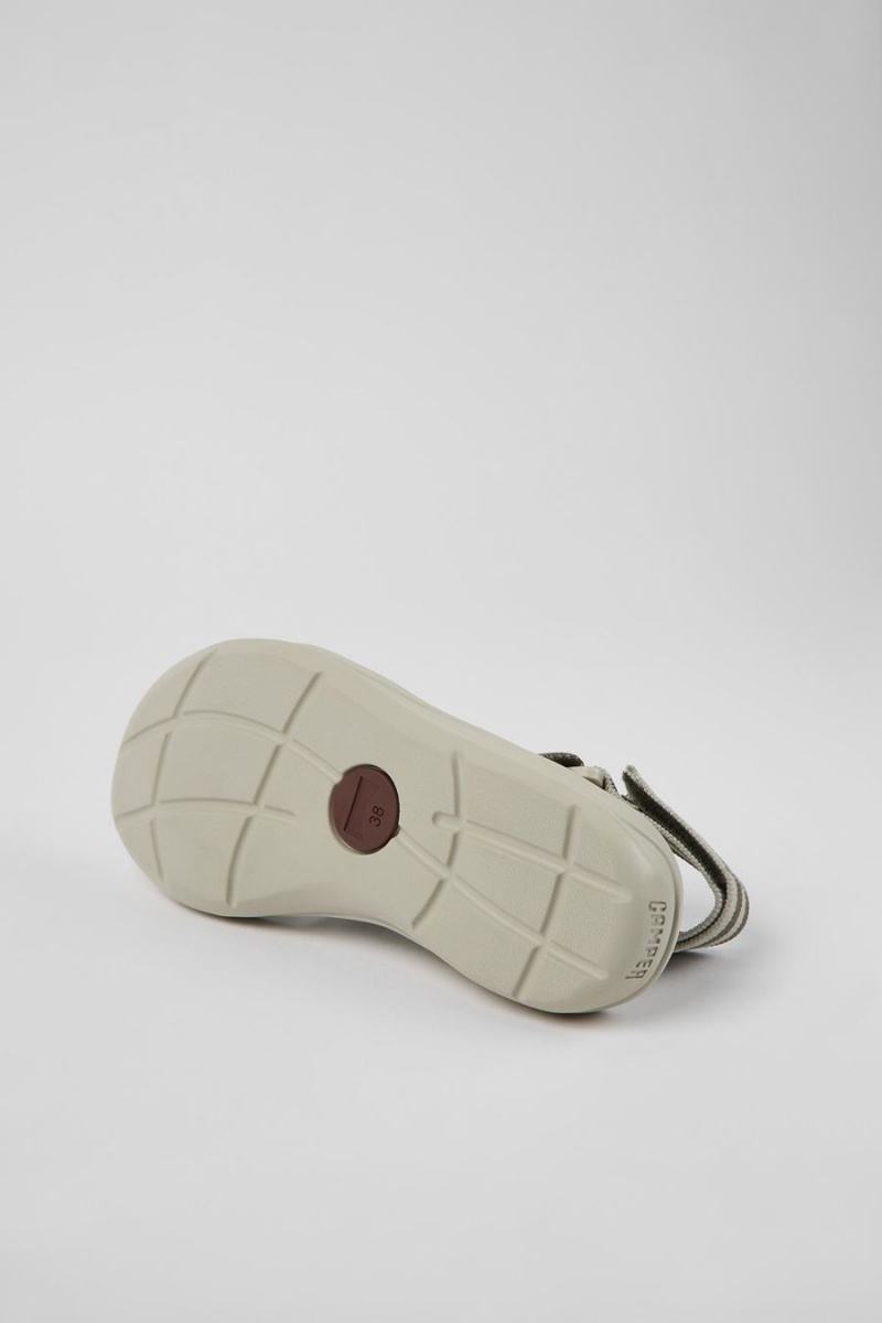 Sandalias Camper Match Textil Mujer Gris | OFDEP-0539