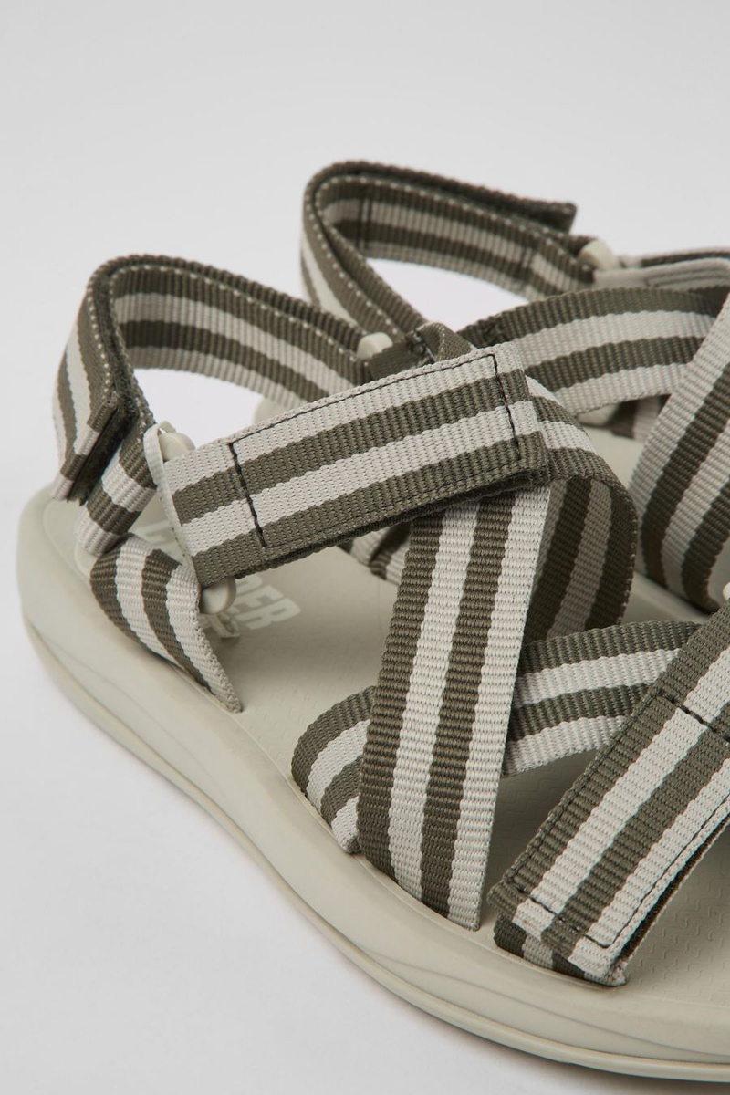Sandalias Camper Match Textil Mujer Gris | OFDEP-0539