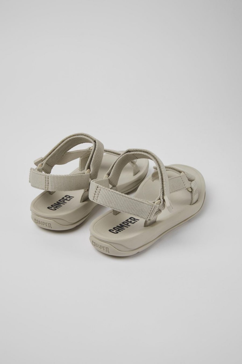 Sandalias Camper Match Textil Mujer Gris | NVKCA-0391