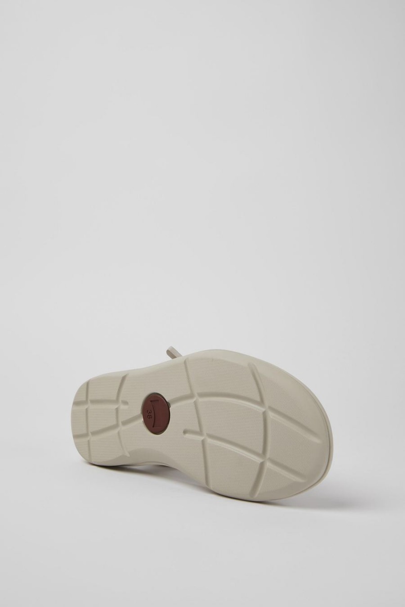 Sandalias Camper Match Textil Mujer Gris | NVKCA-0391