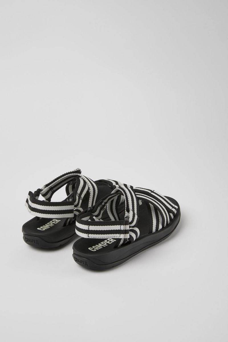 Sandalias Camper Match Textil Mujer Negras | FXDYQ-2410
