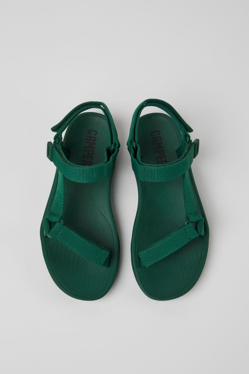 Sandalias Camper Match Textil Mujer Verde | IFGXV-8340