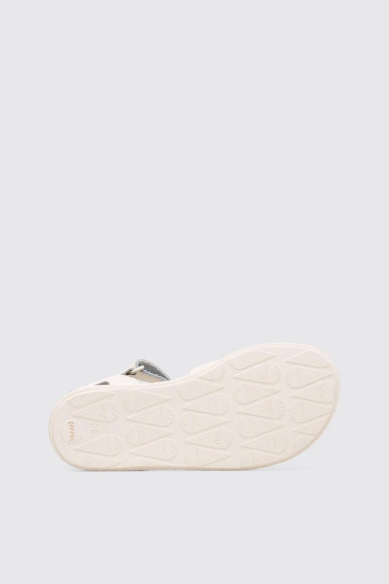Sandalias Camper Miko Cream Niña Blancas | JLVBI-9845