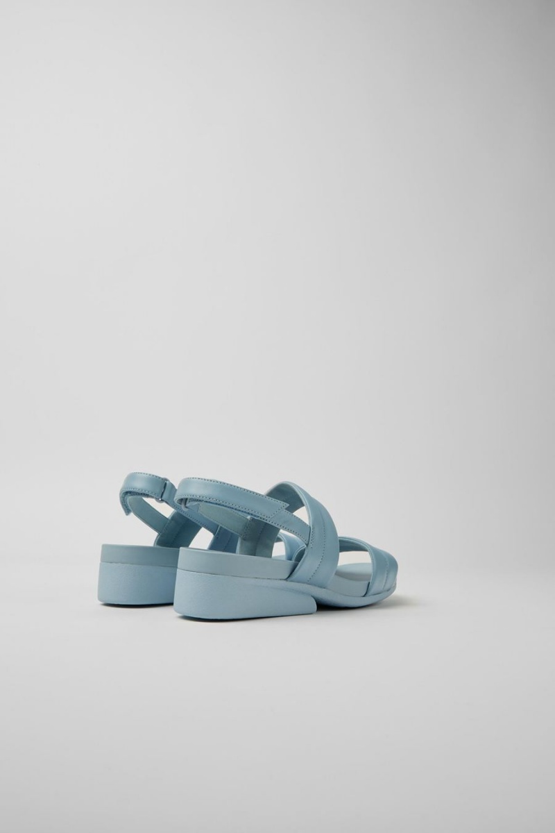 Sandalias Camper Minikaah Cuero Mujer Azules | NEWXV-4321