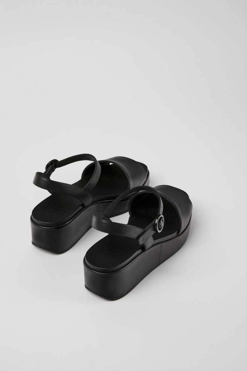 Sandalias Camper Misia Mujer Negras | KLQTB-7314