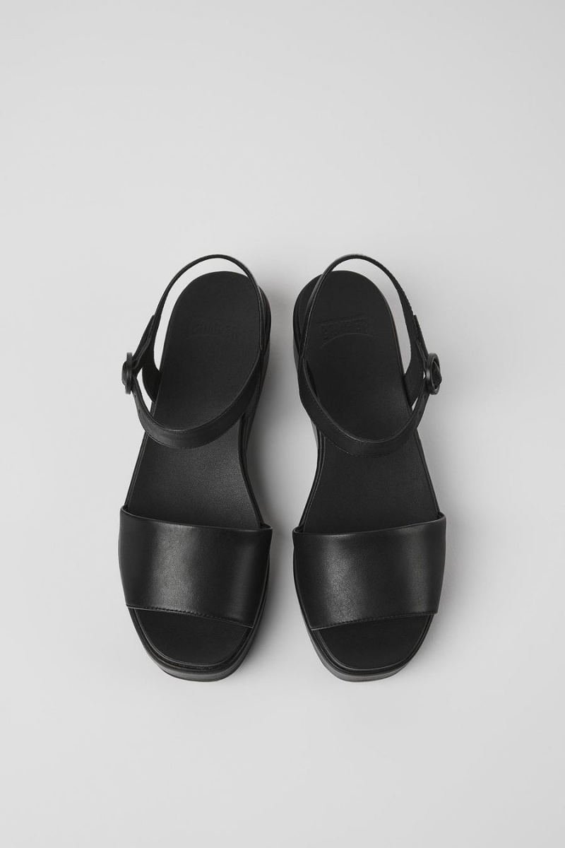 Sandalias Camper Misia Mujer Negras | KLQTB-7314