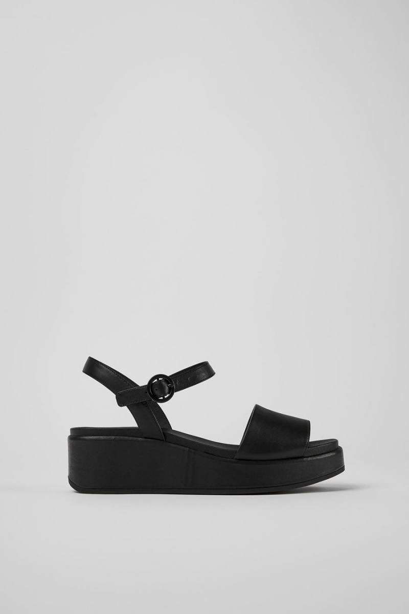 Sandalias Camper Misia Mujer Negras | KLQTB-7314
