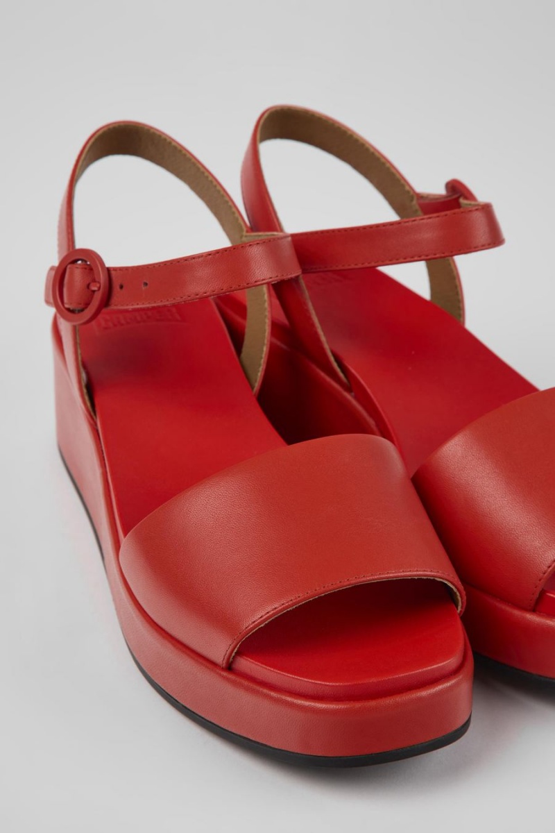Sandalias Camper Misia Mujer Rojas | NYDCW-1975