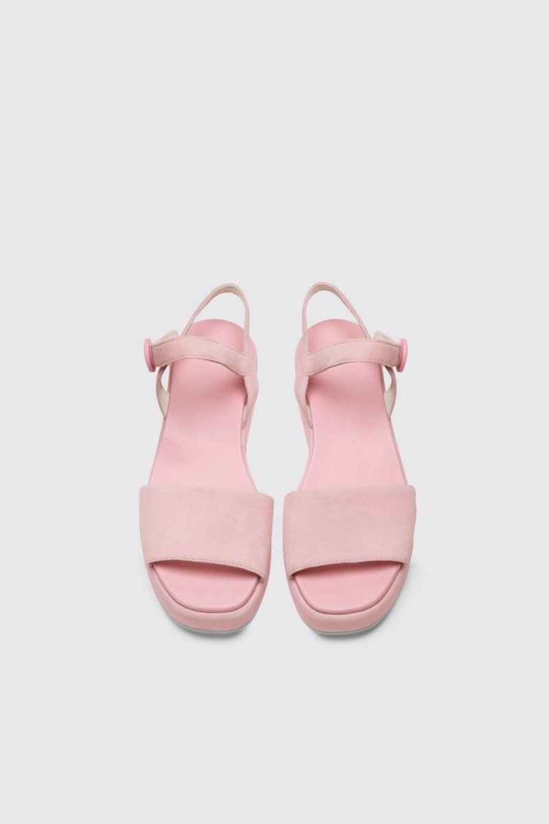 Sandalias Camper Misia Pastel Mujer Rosas | BGTAQ-4873