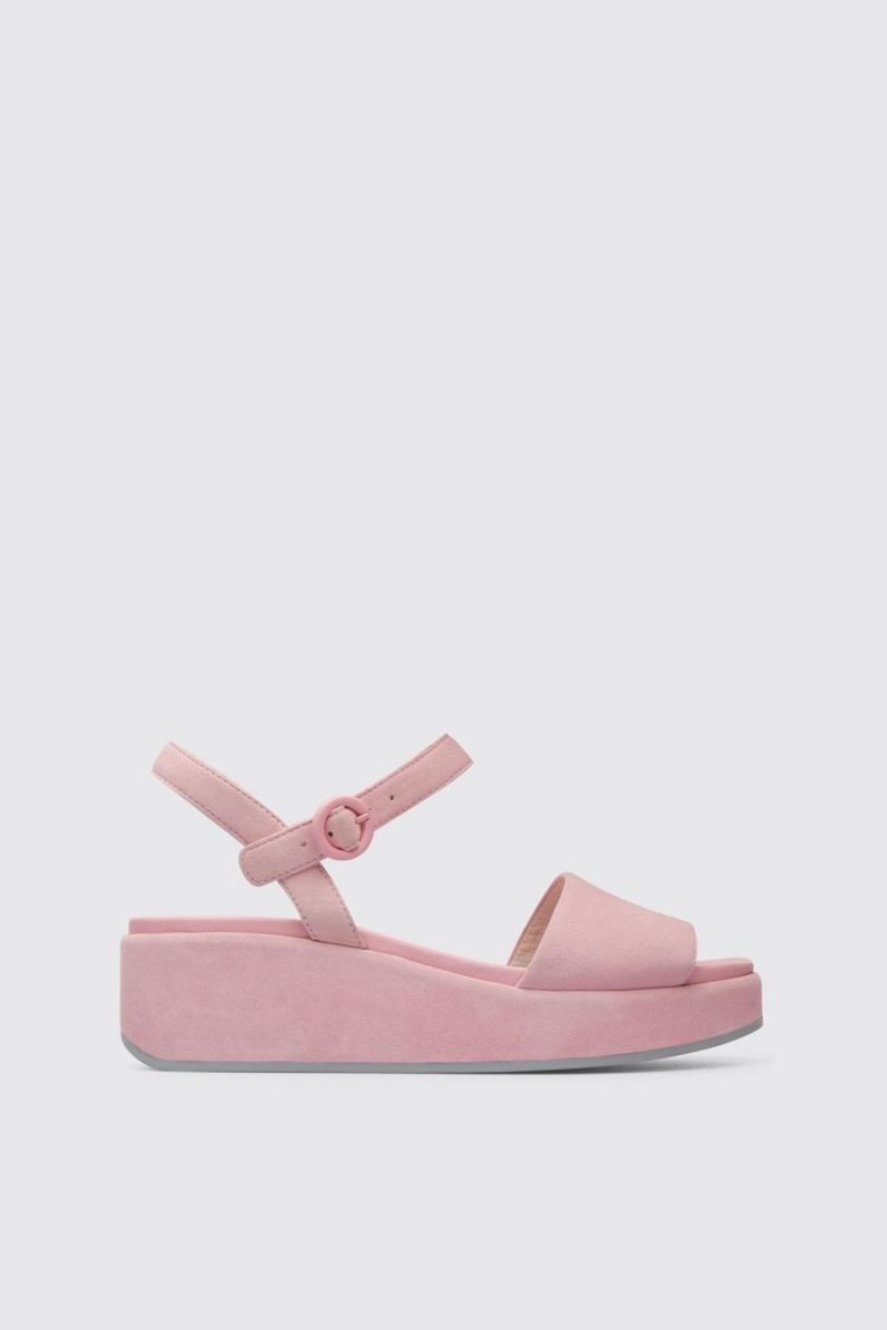 Sandalias Camper Misia Pastel Mujer Rosas | BGTAQ-4873