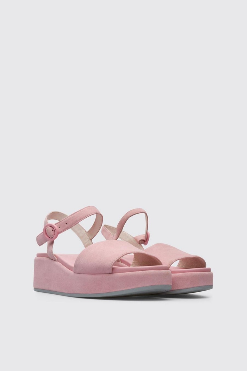 Sandalias Camper Misia Pastel Mujer Rosas | BGTAQ-4873