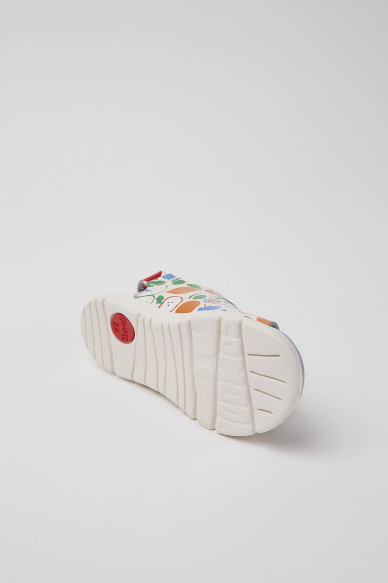 Sandalias Camper Oruga Cuero Niña Multicolor | WEUPH-6719