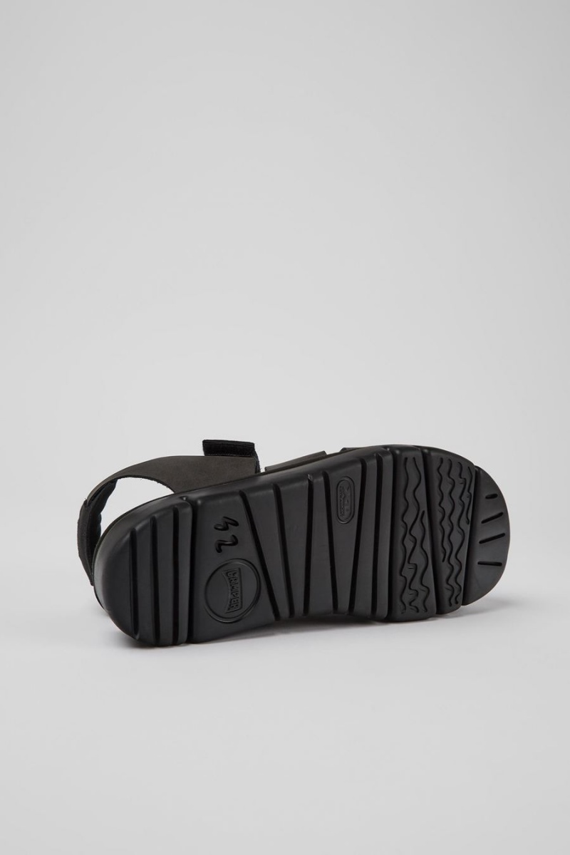 Sandalias Camper Oruga Hombre Negras | WPFHE-1562