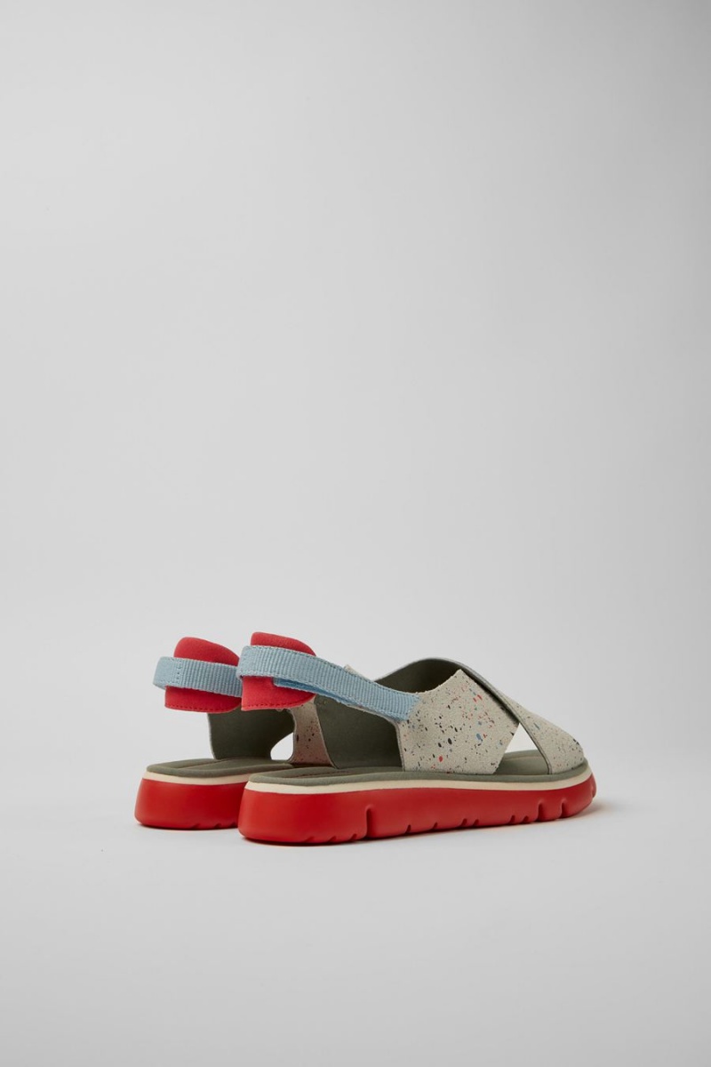 Sandalias Camper Oruga Mujer Beige | ELUIH-5106