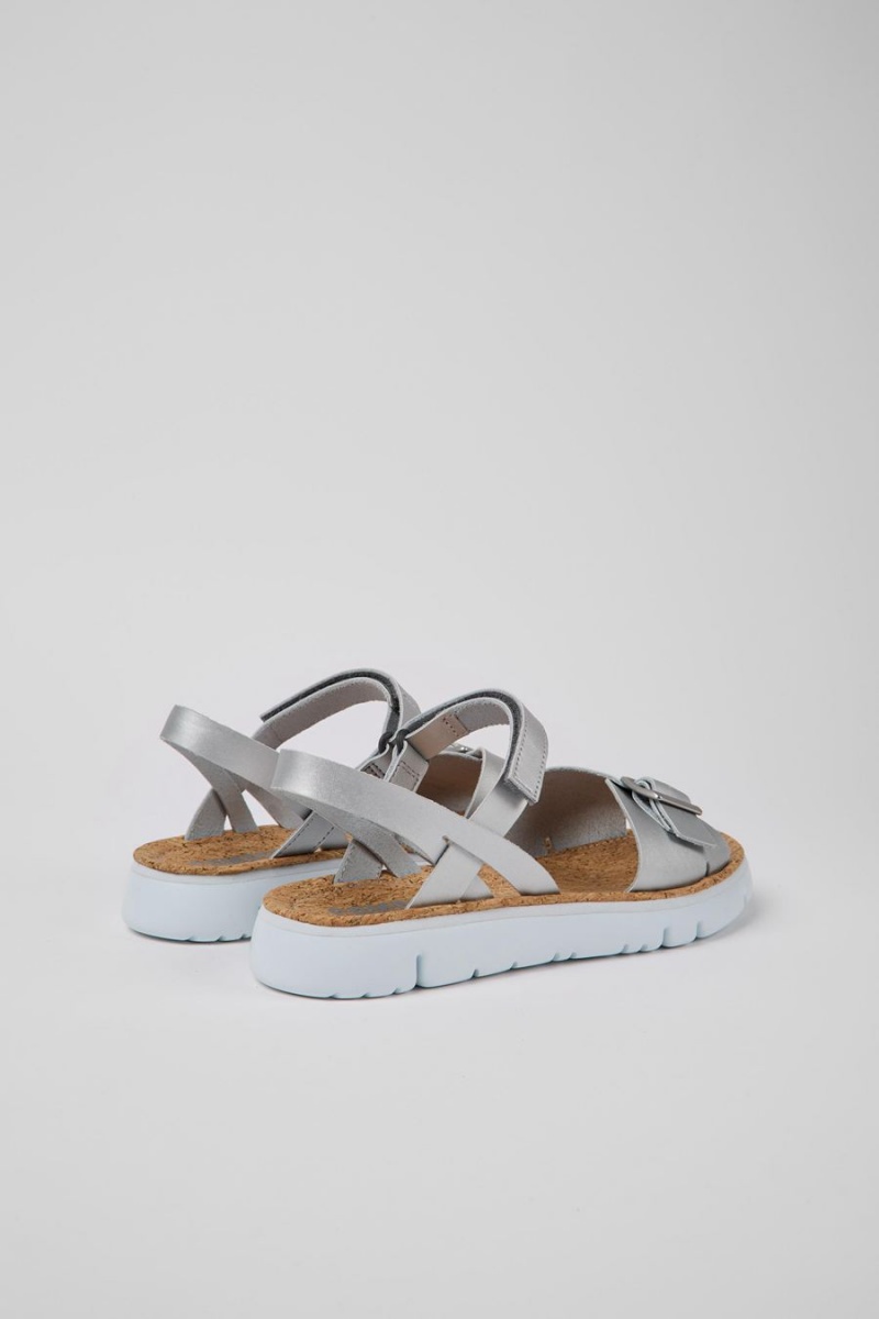Sandalias Camper Oruga Mujer Gris | SJMZL-6194