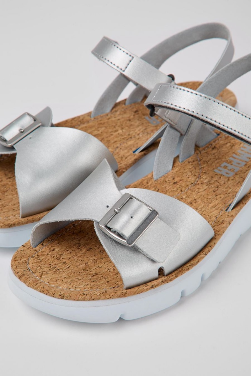 Sandalias Camper Oruga Mujer Gris | SJMZL-6194