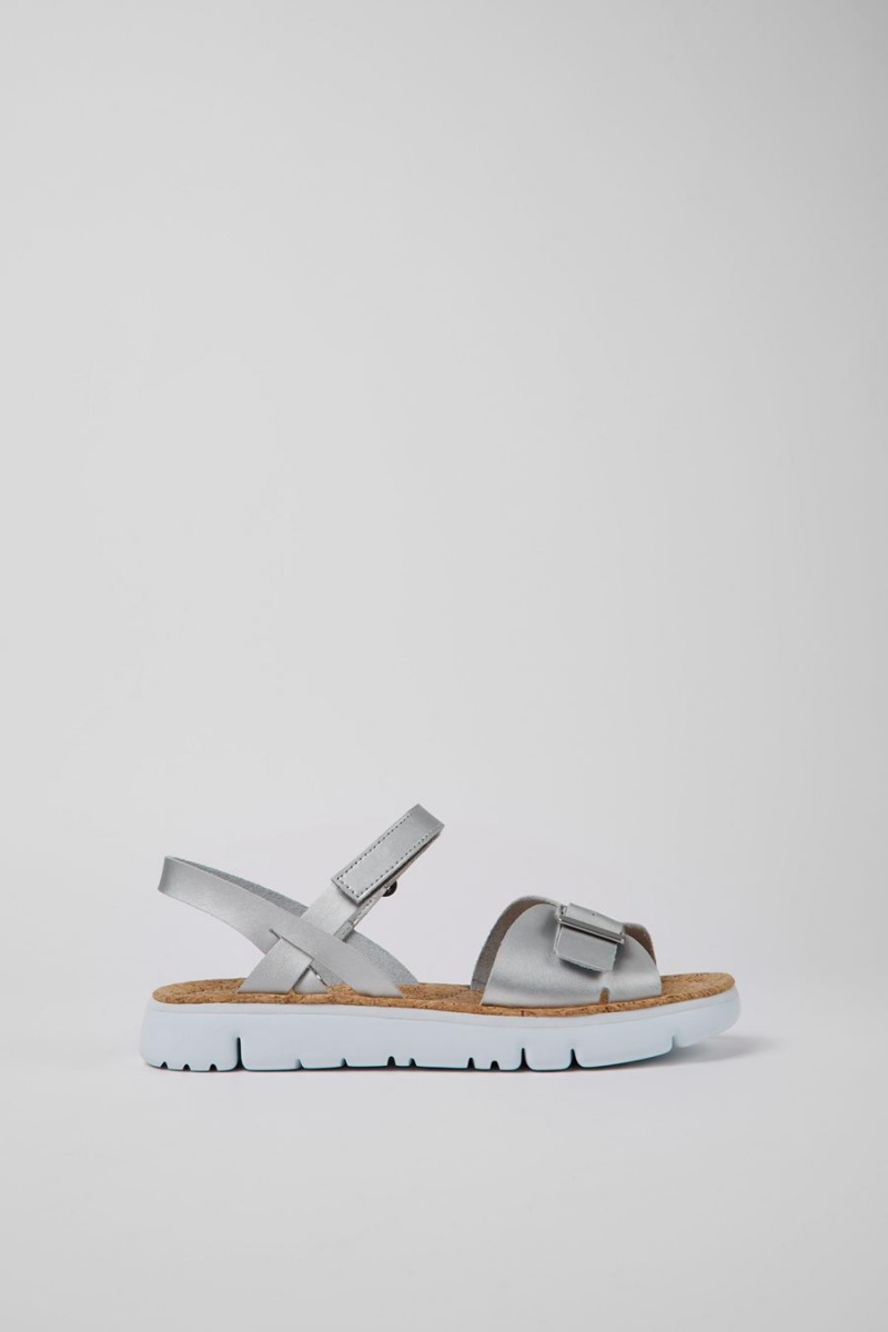 Sandalias Camper Oruga Mujer Gris | SJMZL-6194
