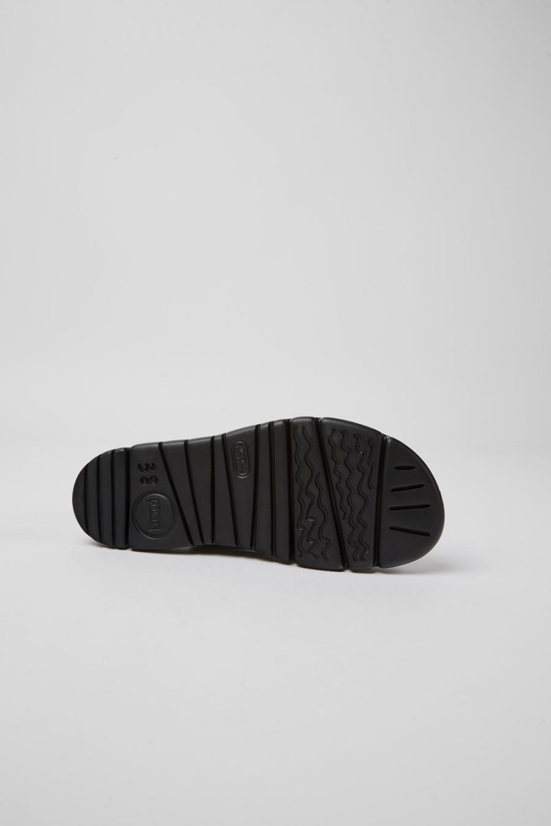 Sandalias Camper Oruga Mujer Negras | IRKOS-9210