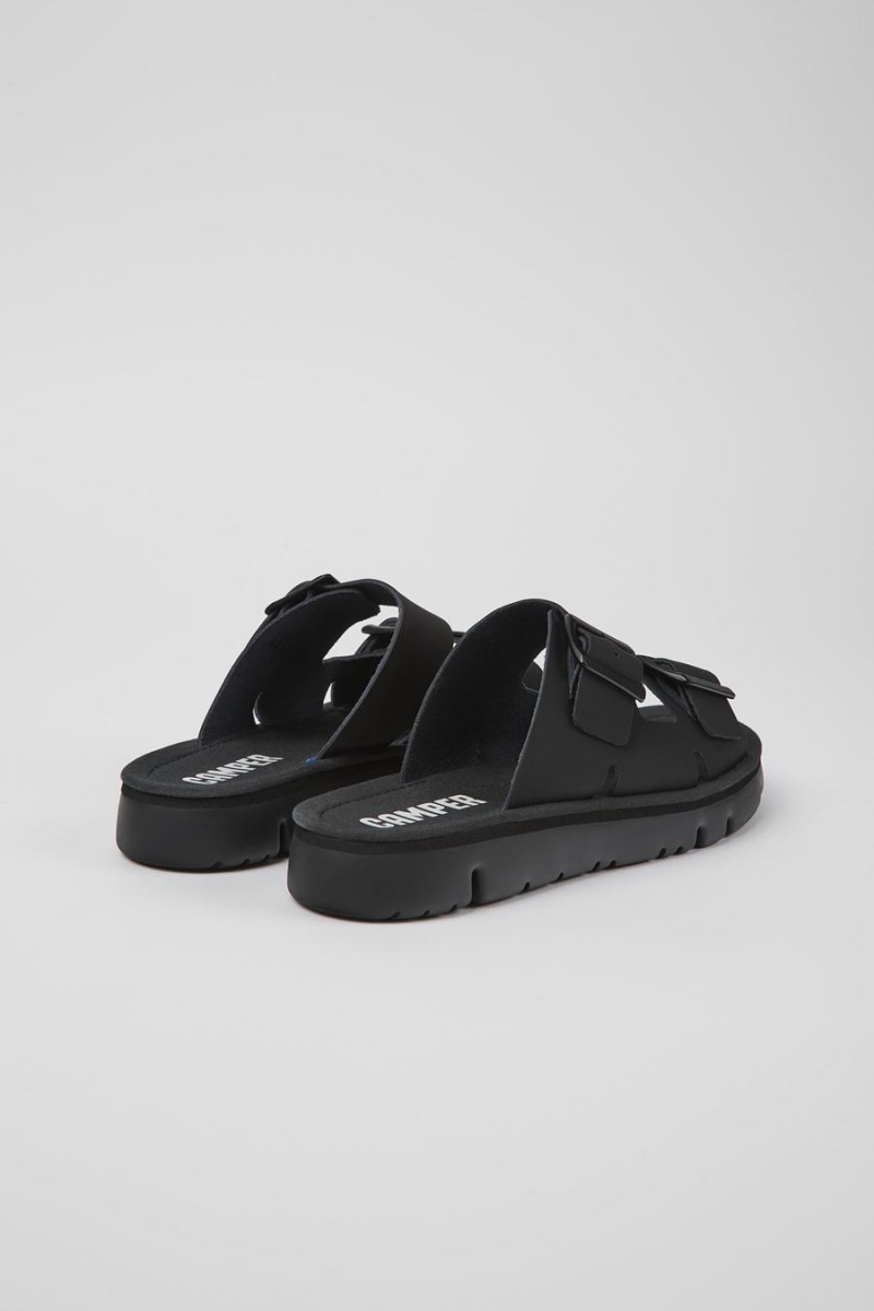 Sandalias Camper Oruga Mujer Negras | RBSOY-3054