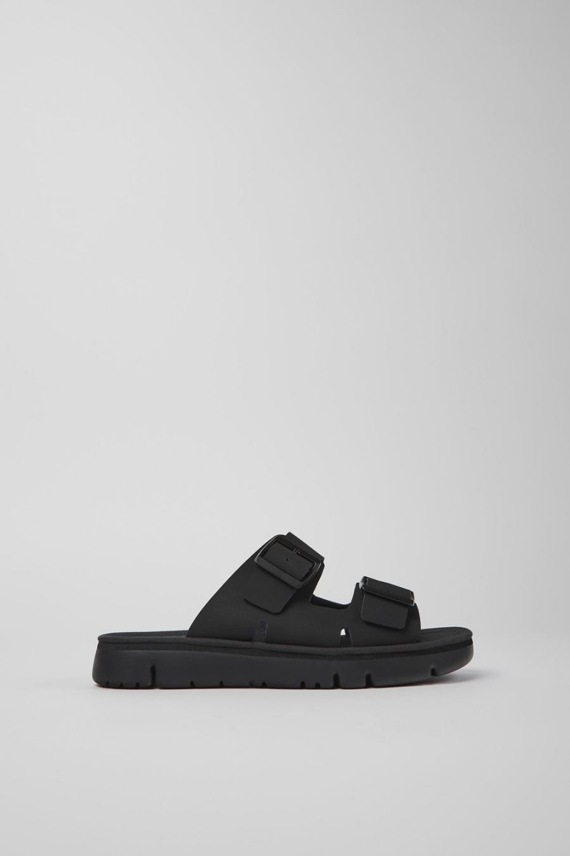 Sandalias Camper Oruga Mujer Negras | RBSOY-3054