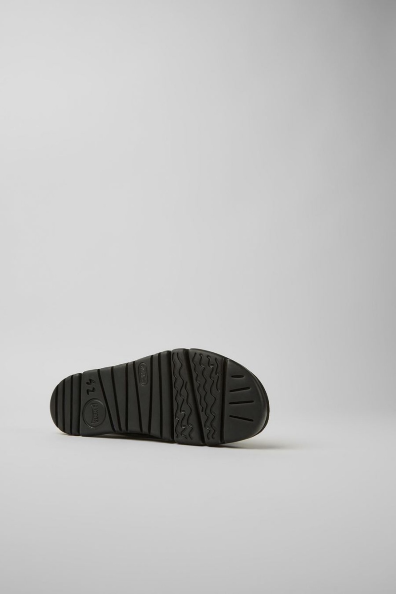 Sandalias Camper Oruga Tencel® Lyocell Hombre Negras | LAHSB-6701