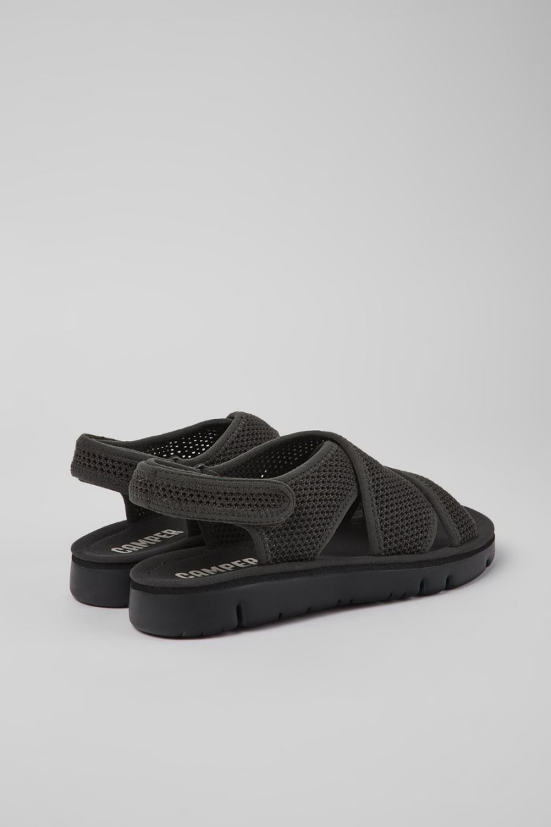Sandalias Camper Oruga Textil Mujer Gris | PCMJW-3921