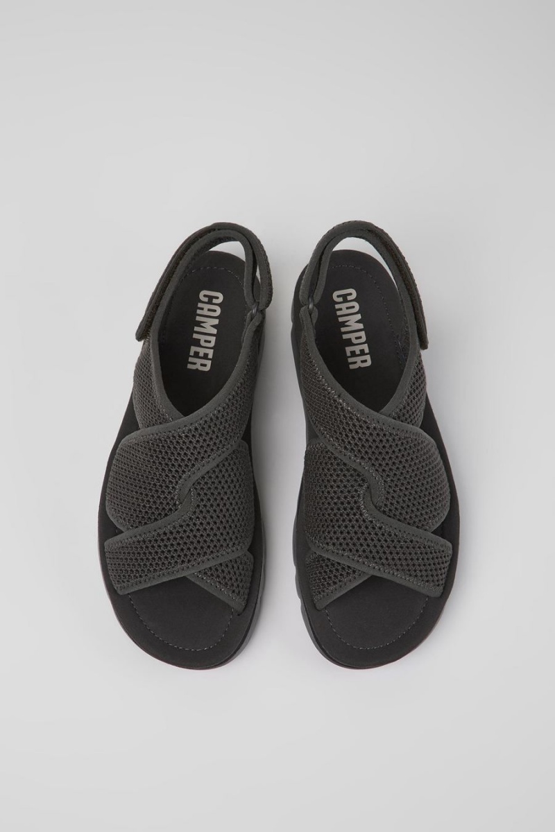 Sandalias Camper Oruga Textil Mujer Gris | PCMJW-3921