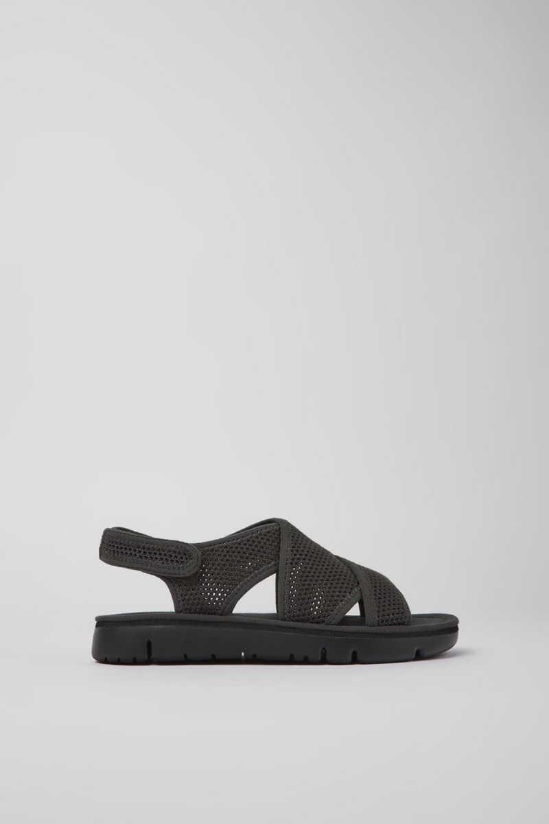 Sandalias Camper Oruga Textil Mujer Gris | PCMJW-3921