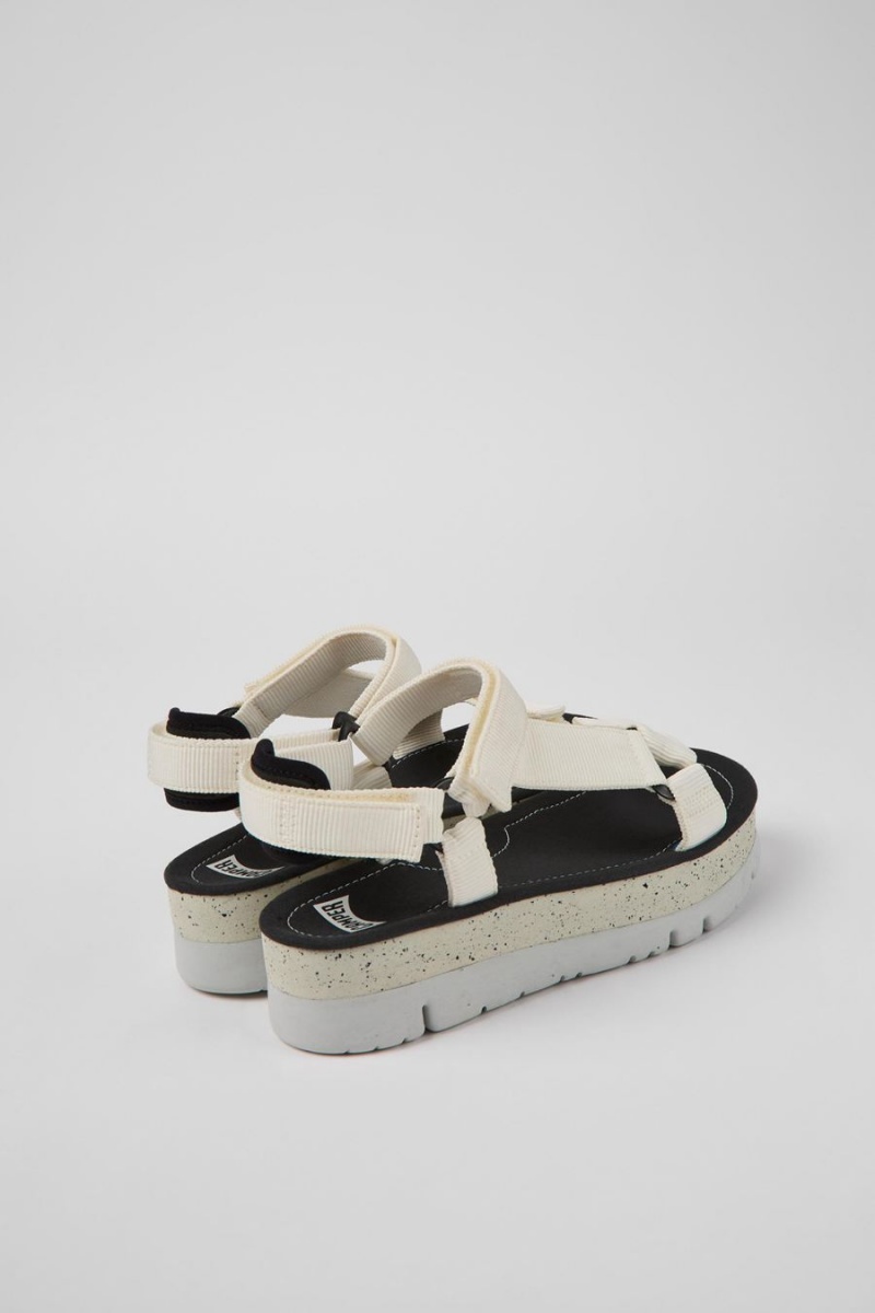 Sandalias Camper Oruga Up Mujer Blancas | QGKPF-3762