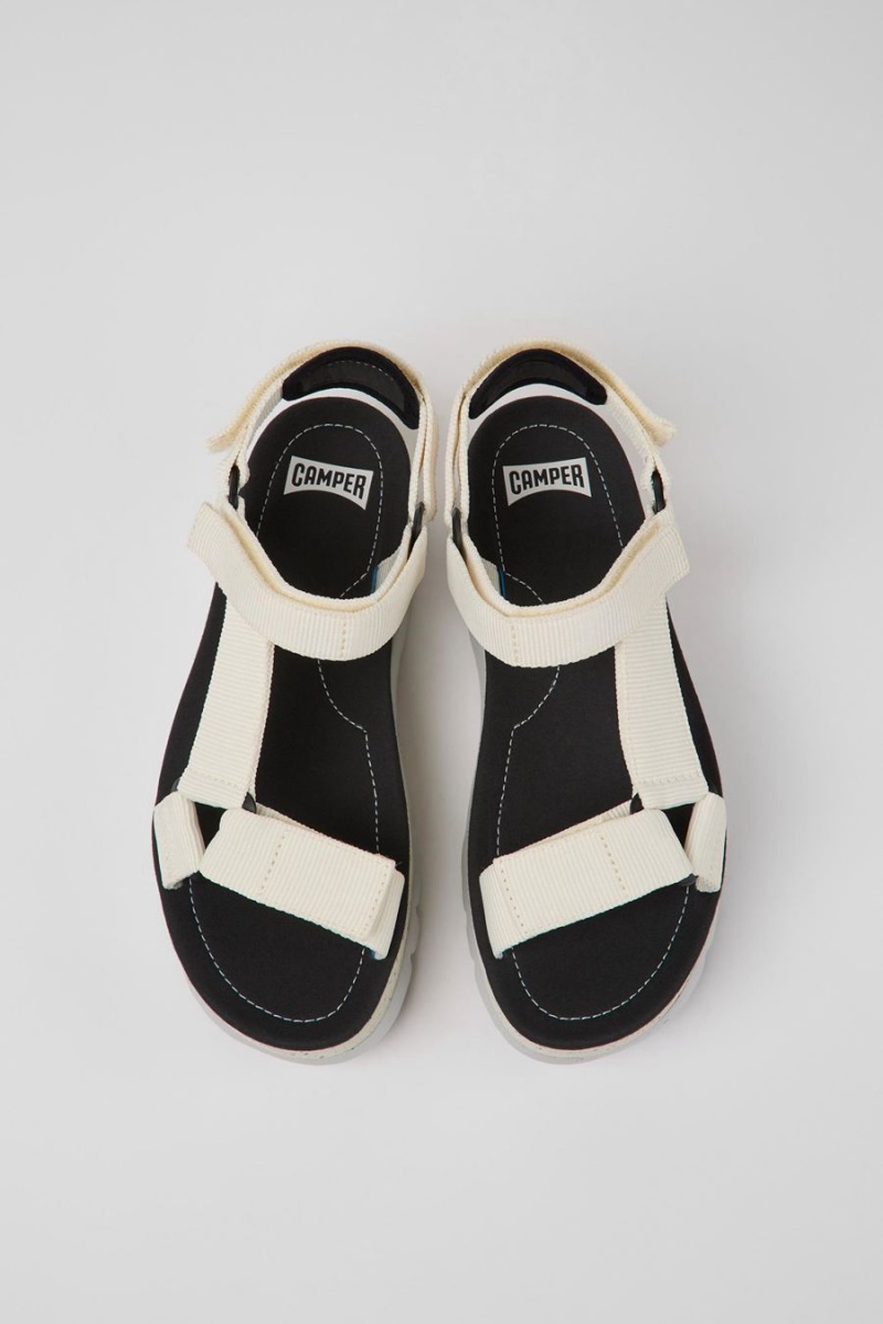 Sandalias Camper Oruga Up Mujer Blancas | QGKPF-3762