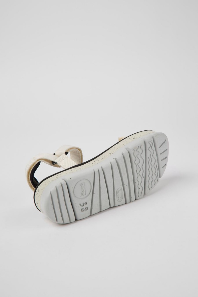 Sandalias Camper Oruga Up Mujer Blancas | QGKPF-3762