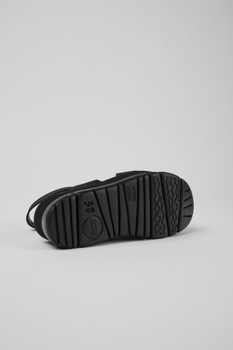 Sandalias Camper Oruga Up Mujer Negras | MOVLX-9084