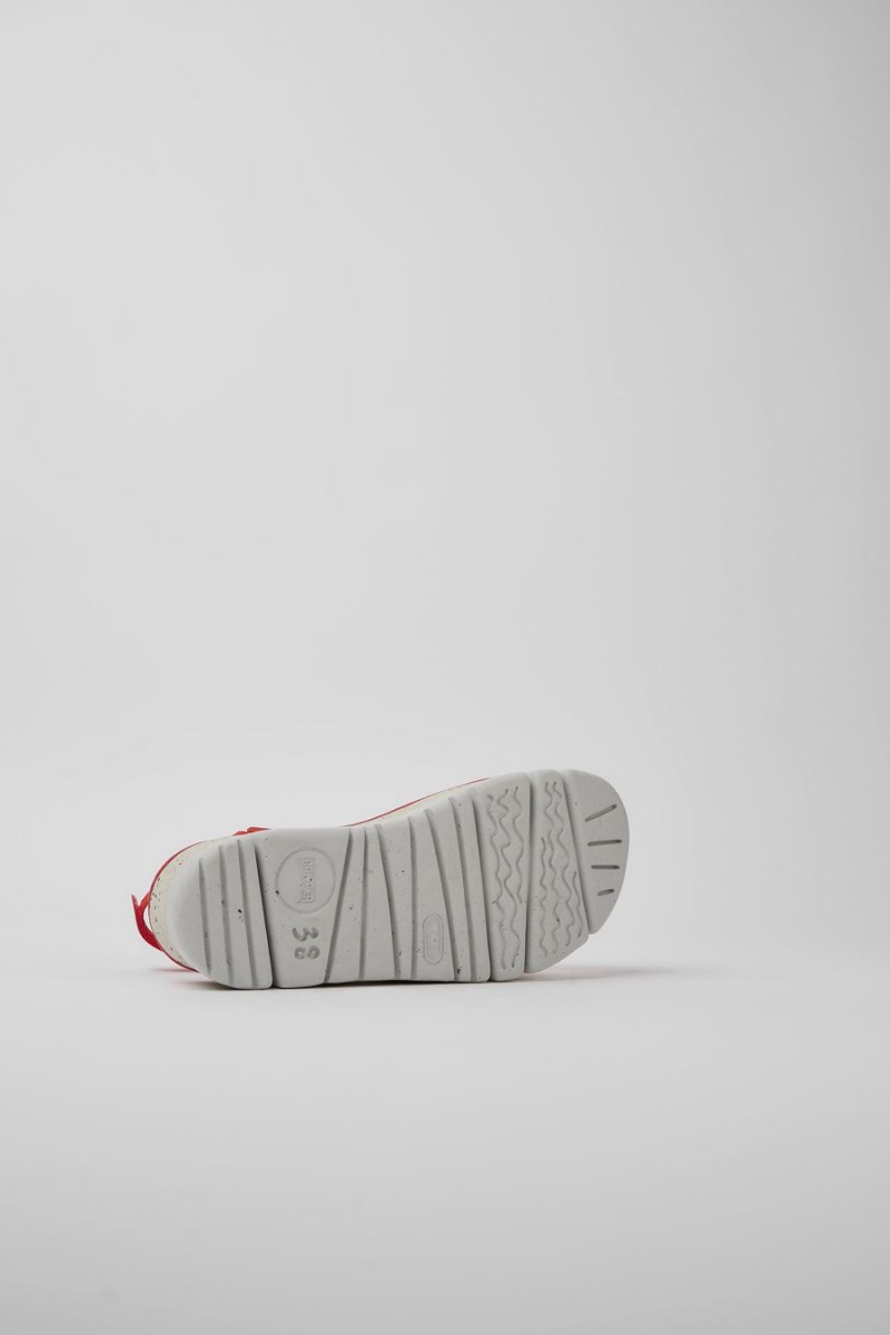 Sandalias Camper Oruga Up Recycled Pet Mujer Rojas | HYEMR-6418