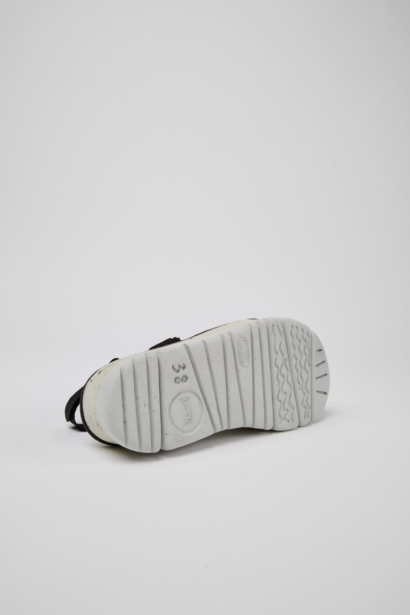 Sandalias Camper Oruga Up Recycled Pet Mujer Negras | ZEKCO-4079