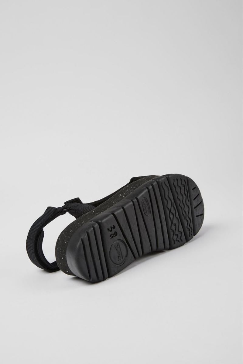 Sandalias Camper Oruga Up Recycled Pet Mujer Negras | ZWJDY-6042