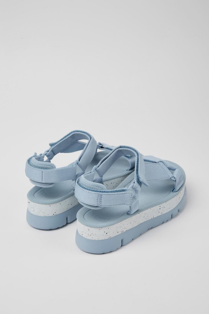 Sandalias Camper Oruga Up Textil Mujer Azules | GPESI-3548