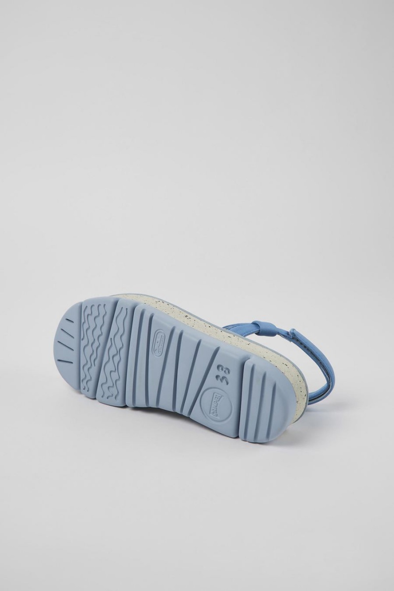 Sandalias Camper Oruga Up Textil Mujer Azules | AIKQL-9014