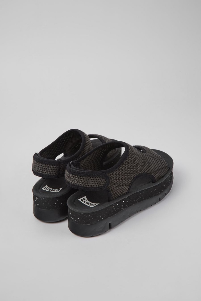 Sandalias Camper Oruga Up Textil Mujer Gris | AJZPX-6082