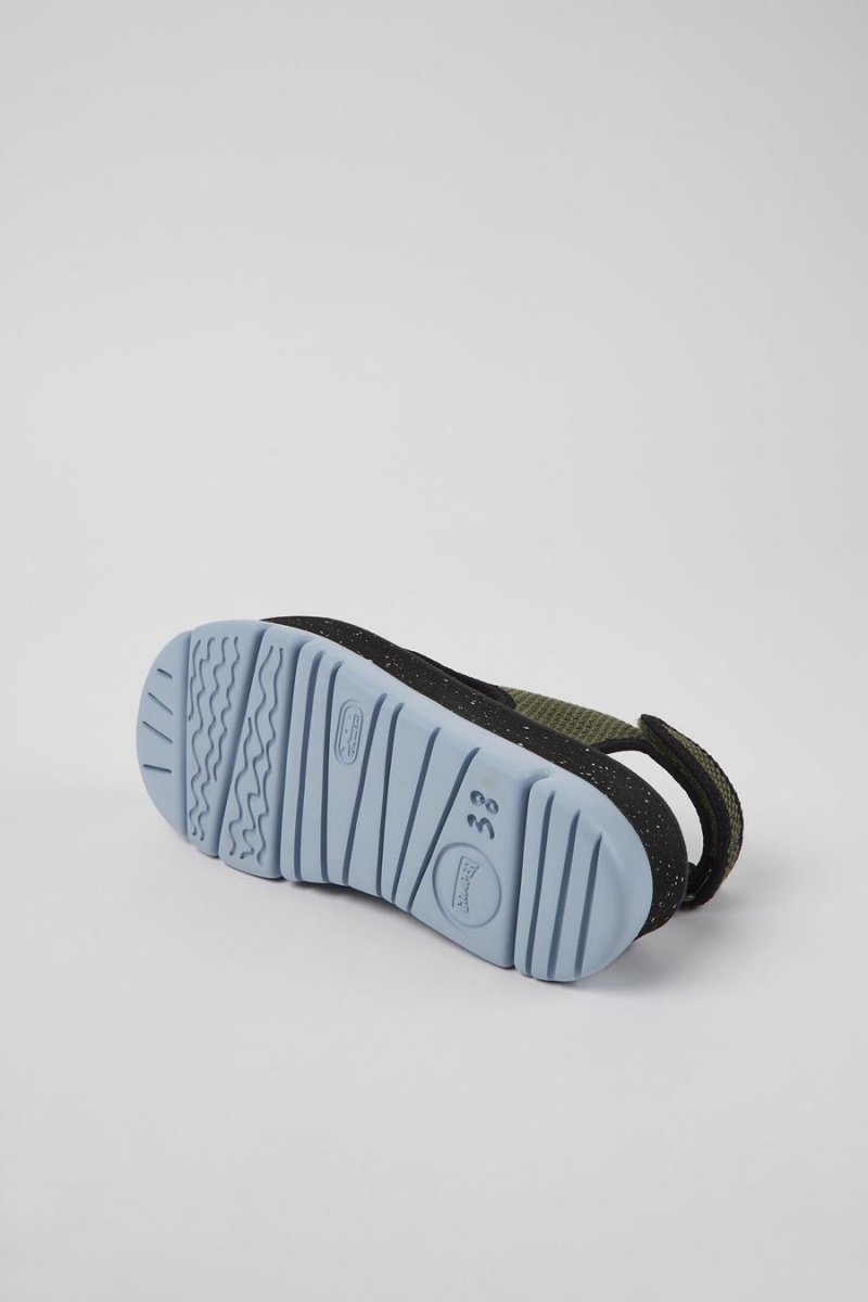 Sandalias Camper Oruga Up Textil Mujer Verde | SMPCF-4659