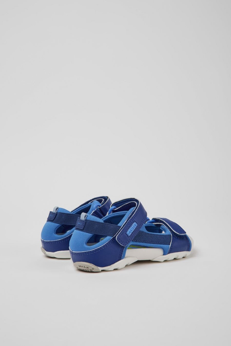 Sandalias Camper Ous Niño Azules | DLNYJ-7952