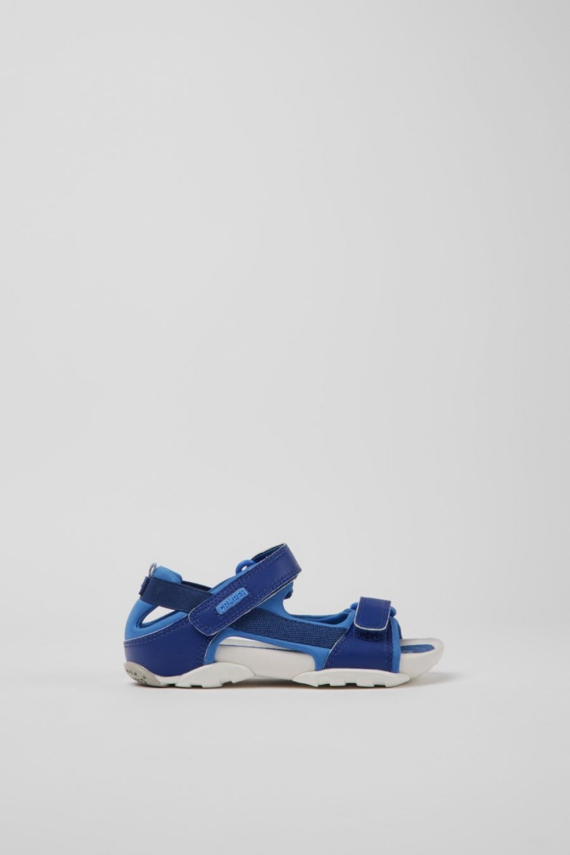 Sandalias Camper Ous Niño Azules | DLNYJ-7952