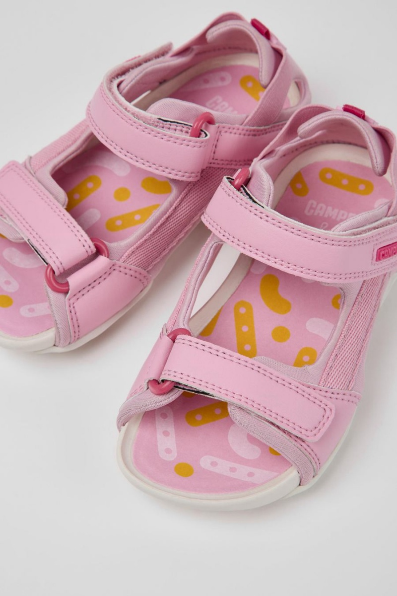 Sandalias Camper Ous Niño Rosas | HBJCZ-3027