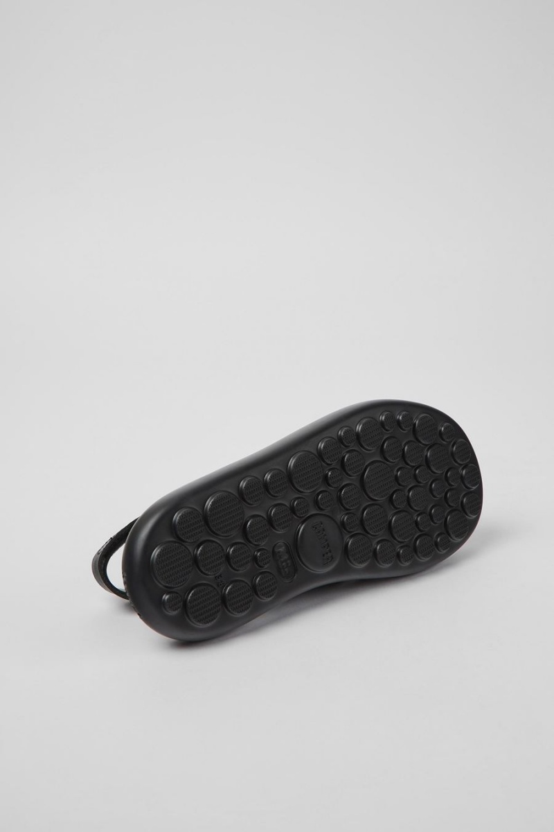 Sandalias Camper Pelotas Flota Cuero Mujer Negras | XQMNS-3509