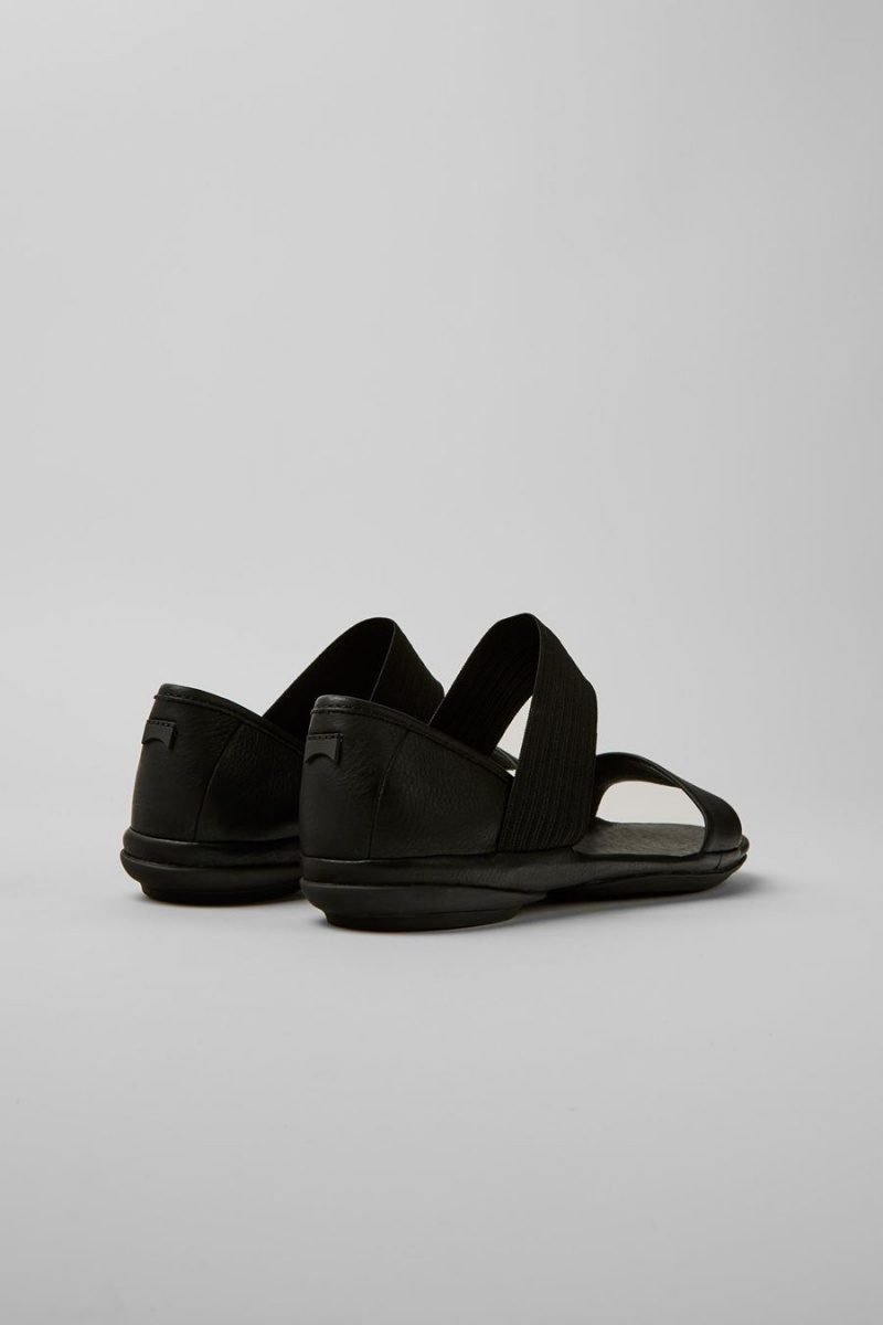 Sandalias Camper Right Mujer Negras | EOWRX-9071