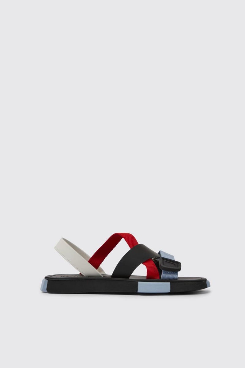 Sandalias Camper Set Mujer Negras | AZURI-7923