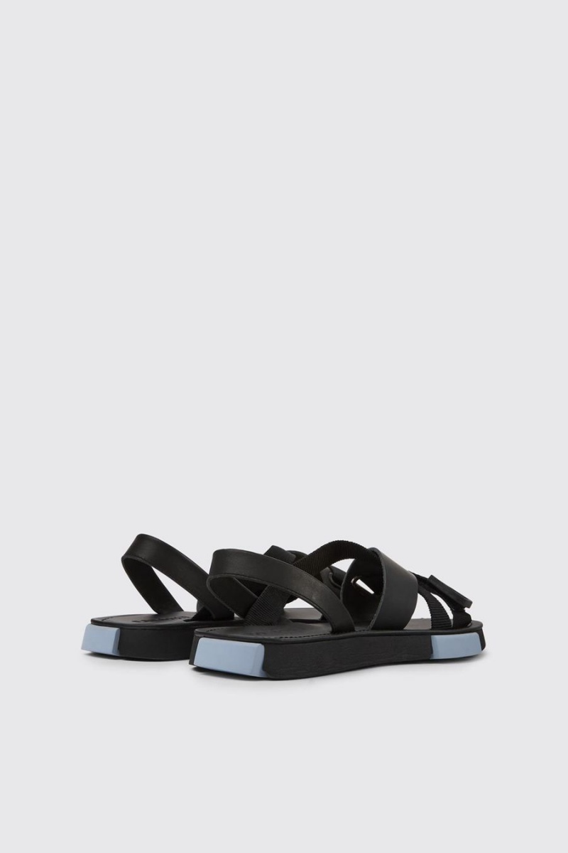 Sandalias Camper Set Mujer Negras | WANPS-1279