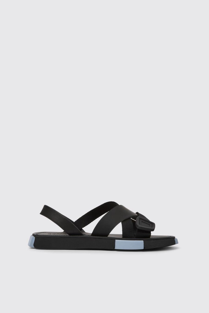 Sandalias Camper Set Mujer Negras | WANPS-1279