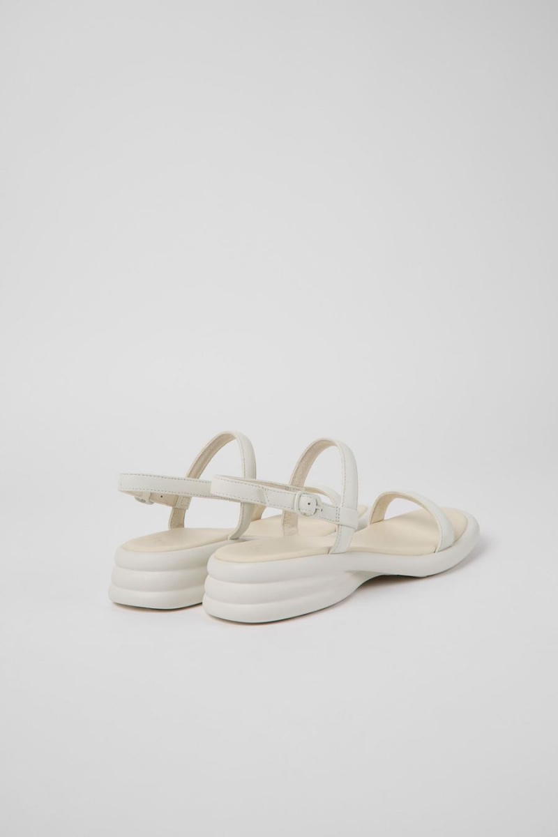 Sandalias Camper Spiro Cuero Mujer Blancas | UCFDN-5728