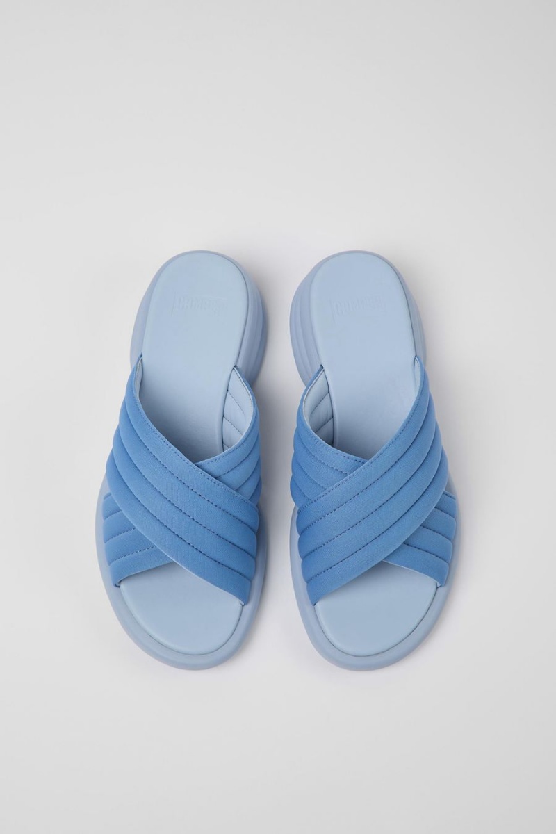 Sandalias Camper Spiro Textil Mujer Azules | SAXEZ-7392