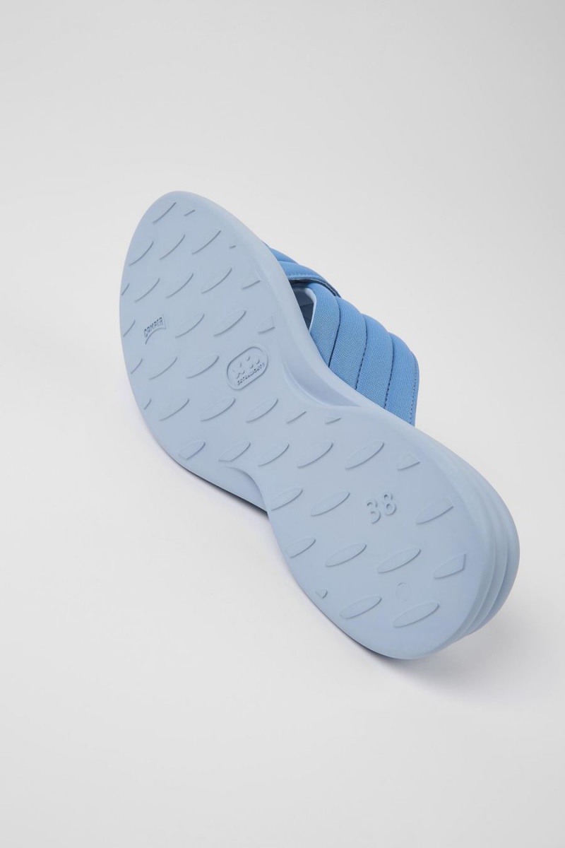 Sandalias Camper Spiro Textil Mujer Azules | SAXEZ-7392